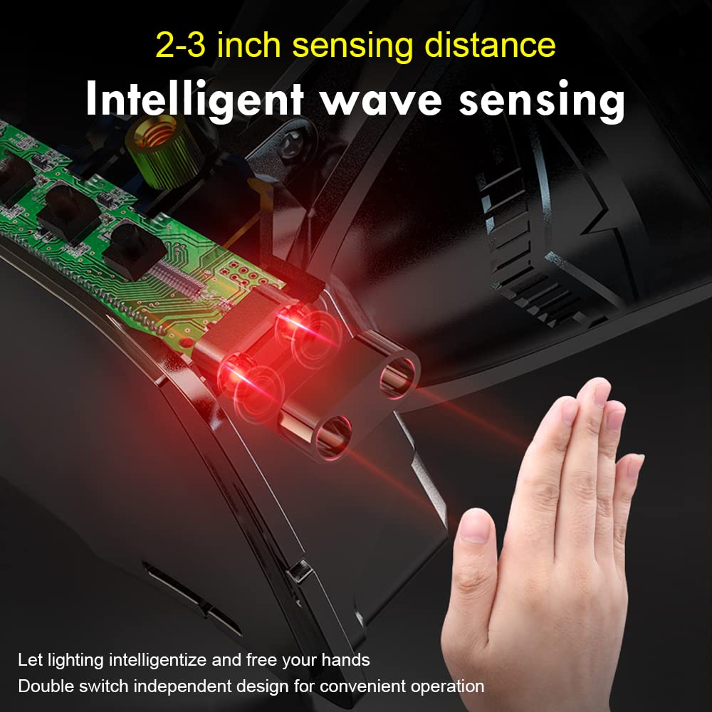PINSAI headlamp 4000mAh-battery powers long sessions and charges USB devices.