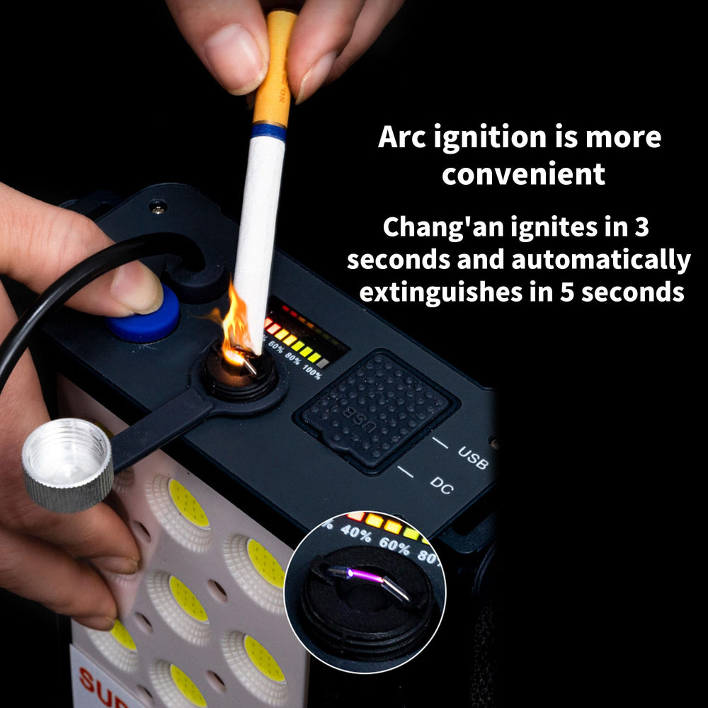 PINSAI headlamp shows yellow and blue dual-color lenses for adaptable lighting.
