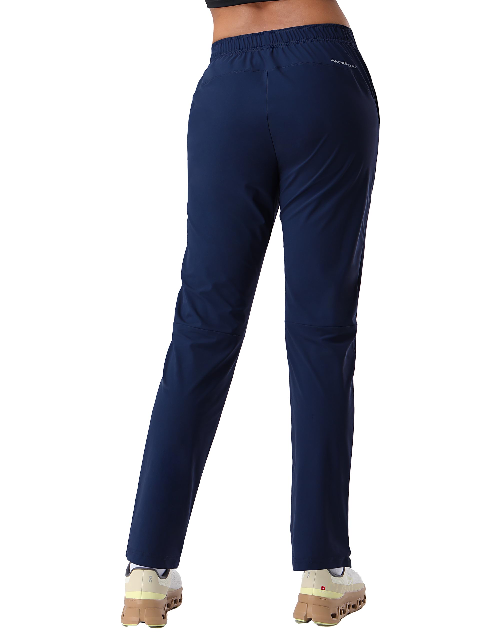 Pioneer Camp women's hiking pants 4-way stretch facilitate full range motion on rugged trails