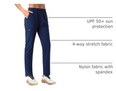 Pioneer Camp women's hiking pants quick-dry breathable fabric wicks sweat for dry comfort