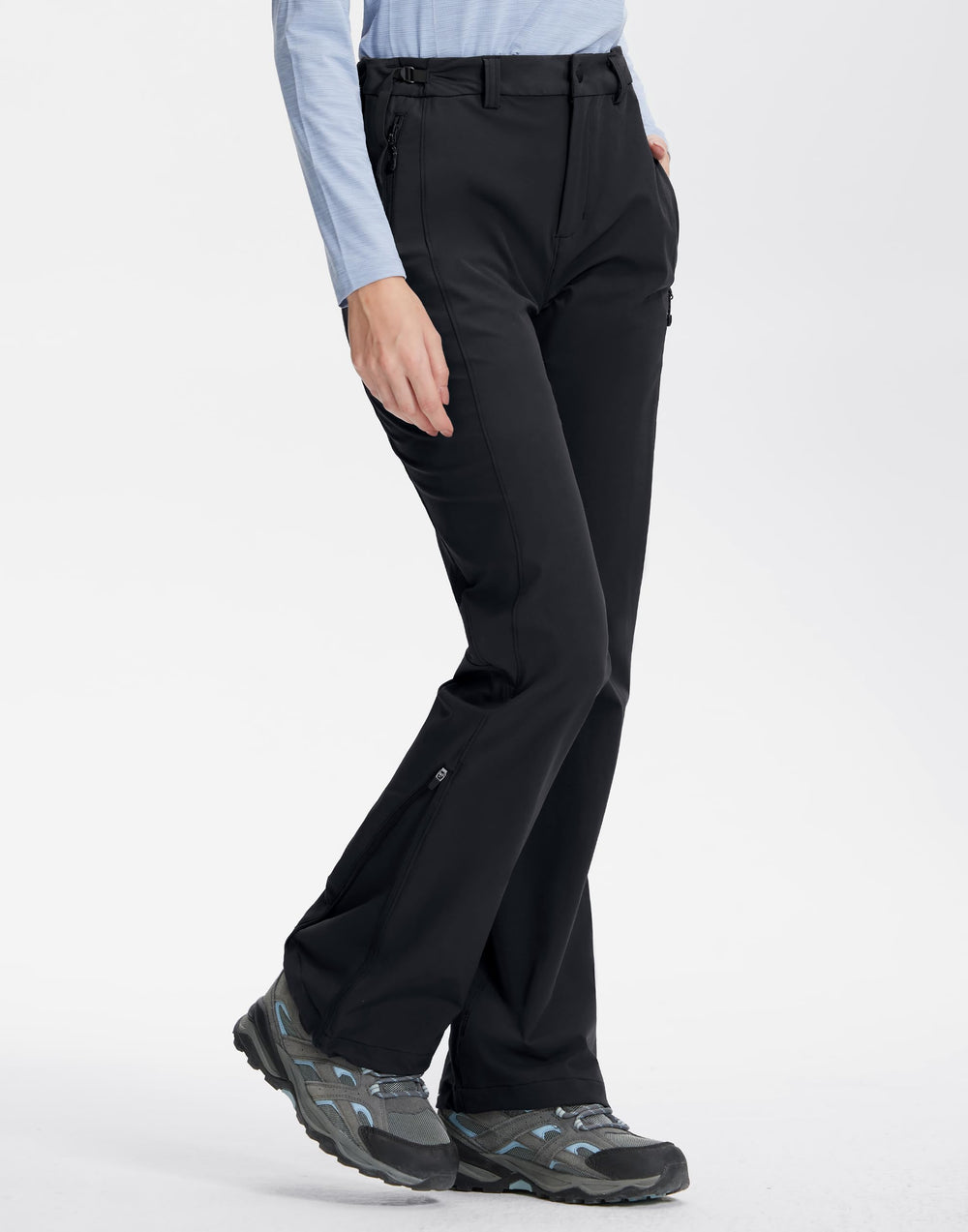 Pioneer Camp women's hiking pants quick-dry ripstop keep you cool on hikes.