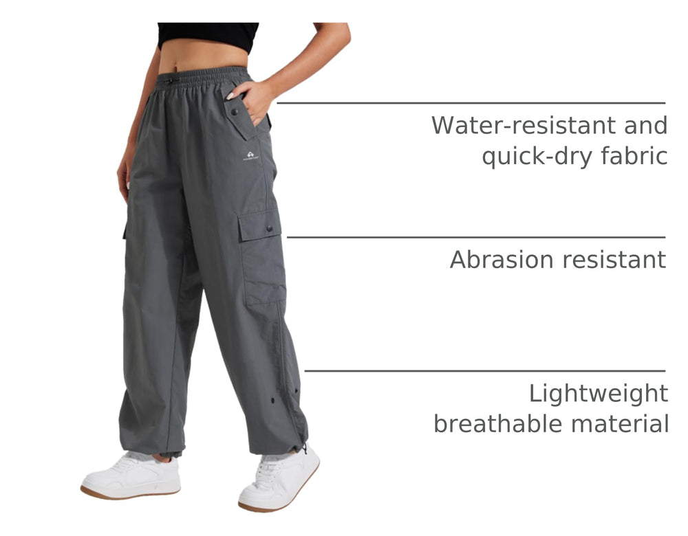 Pioneer Camp elastic waistband with drawstring provides flexible, comfortable fit during activities