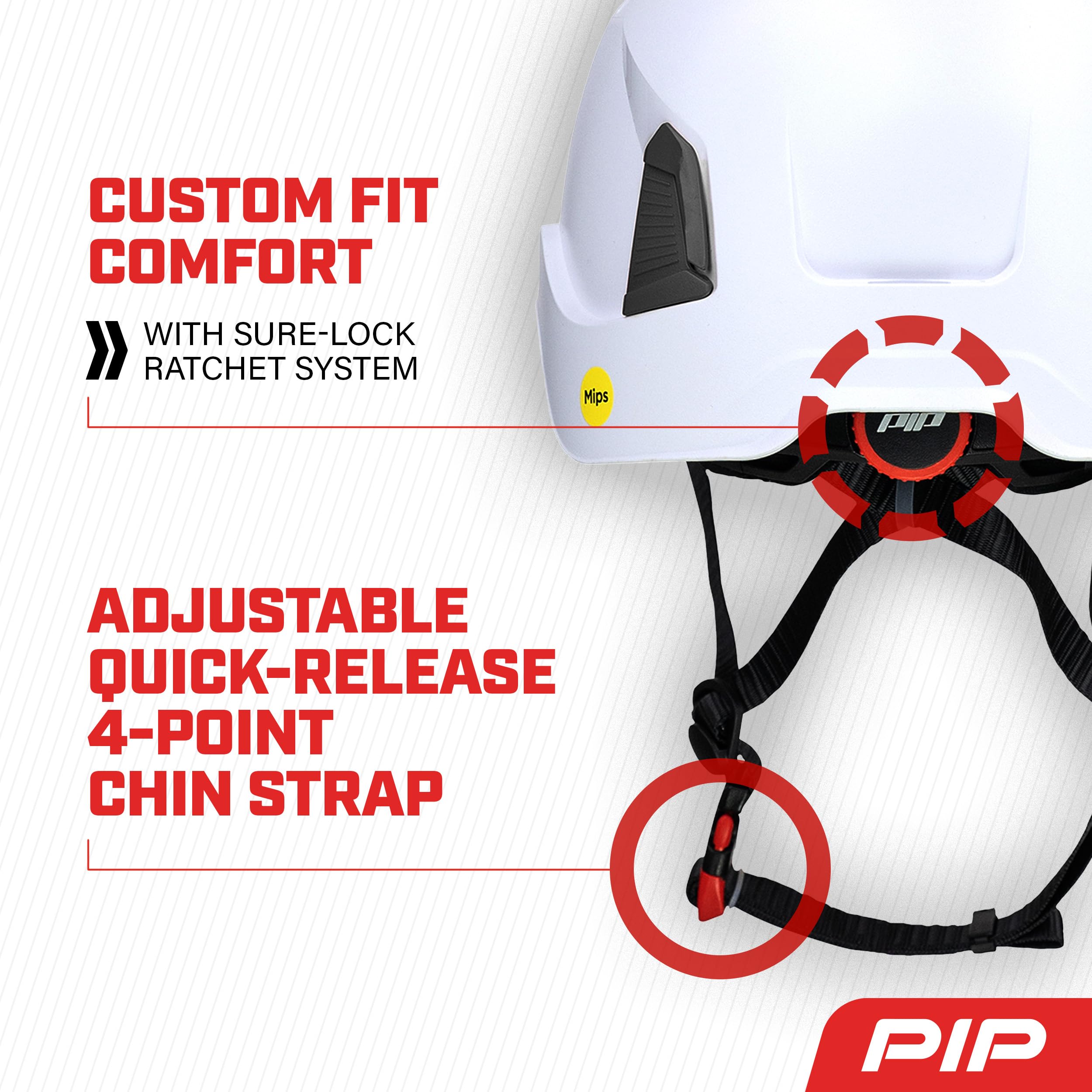 PIP Traverse ABS shell emphasizes durable protection without weight.