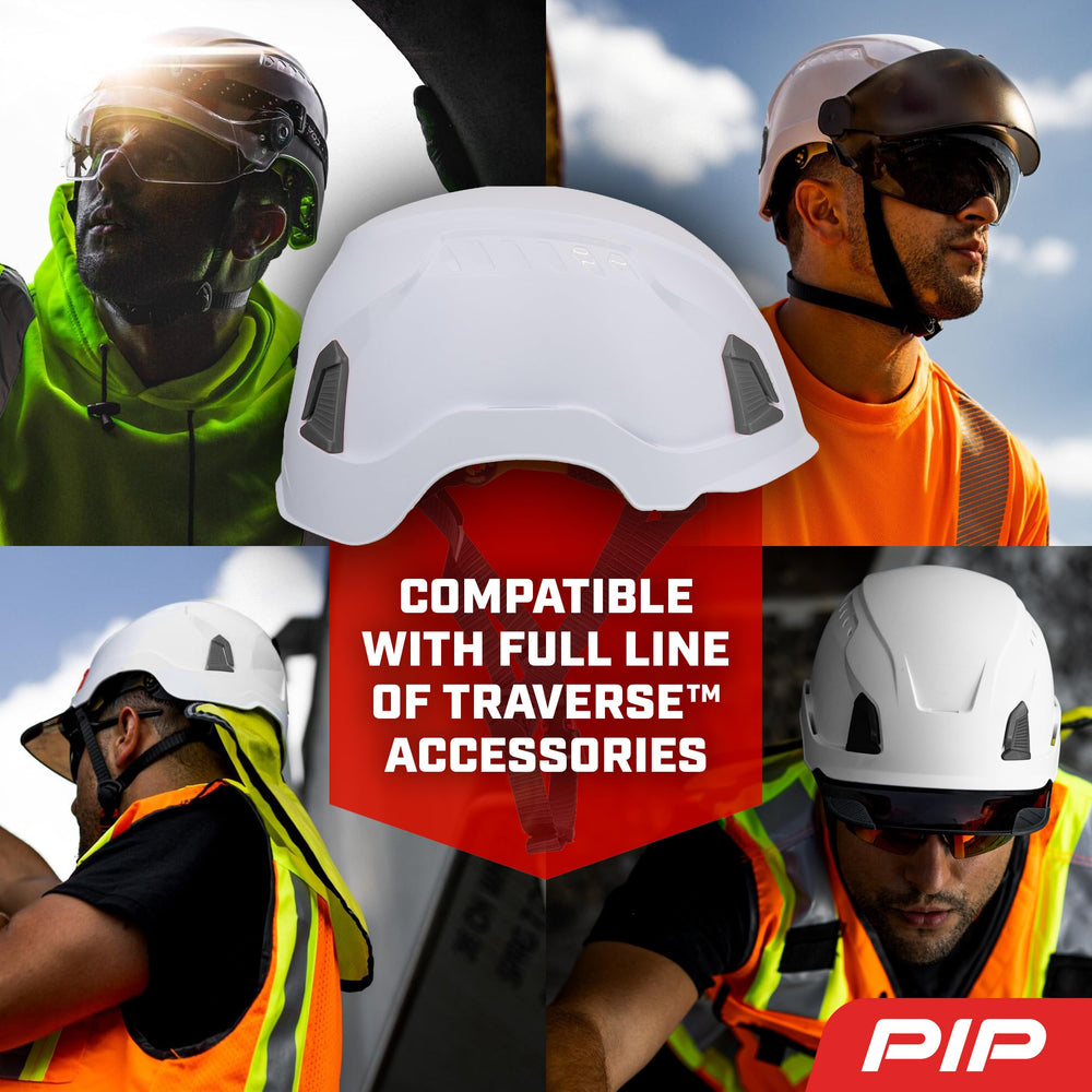 PIP Traverse adjustable suspension fits a range of head sizes.