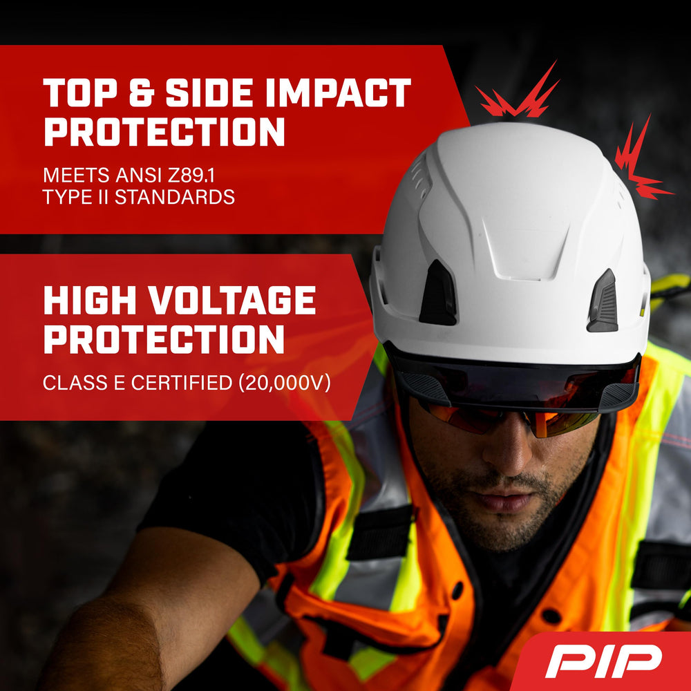 PIP Traverse EPS foam liner absorbs impact while staying lightweight.