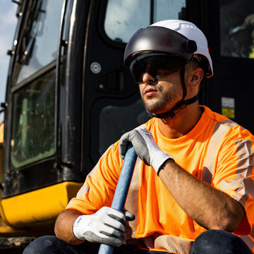 PIP Traverse internal padding above brow line; enhanced wearability on long jobs