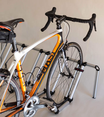 Pipeline Racks 3-Bike Truck Bed Rack with bikes mounted for transport