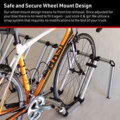 Pipeline Racks drill-free installation highlights a no-drill setup for compact trucks.