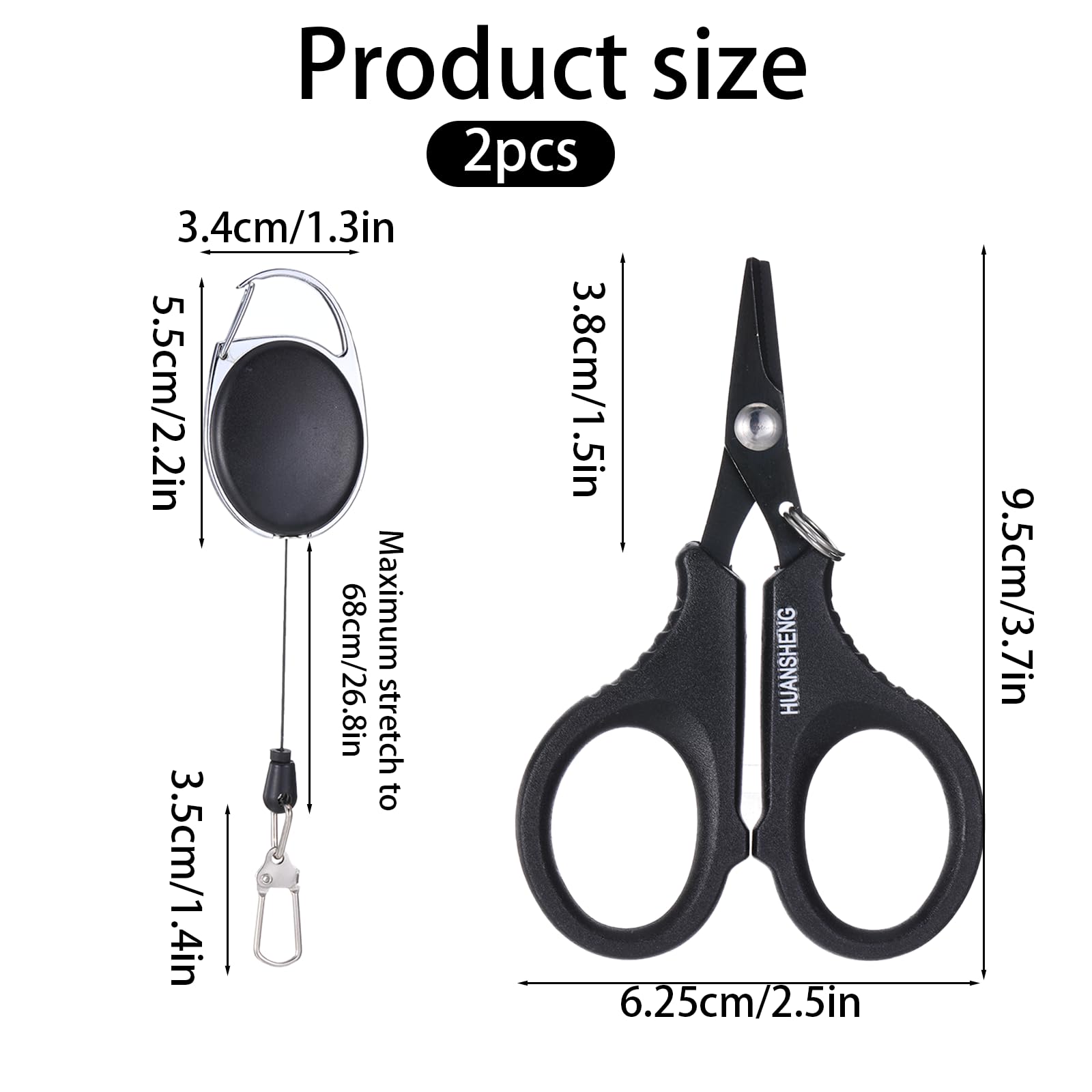 Close-up of Piriuuo fishing scissors