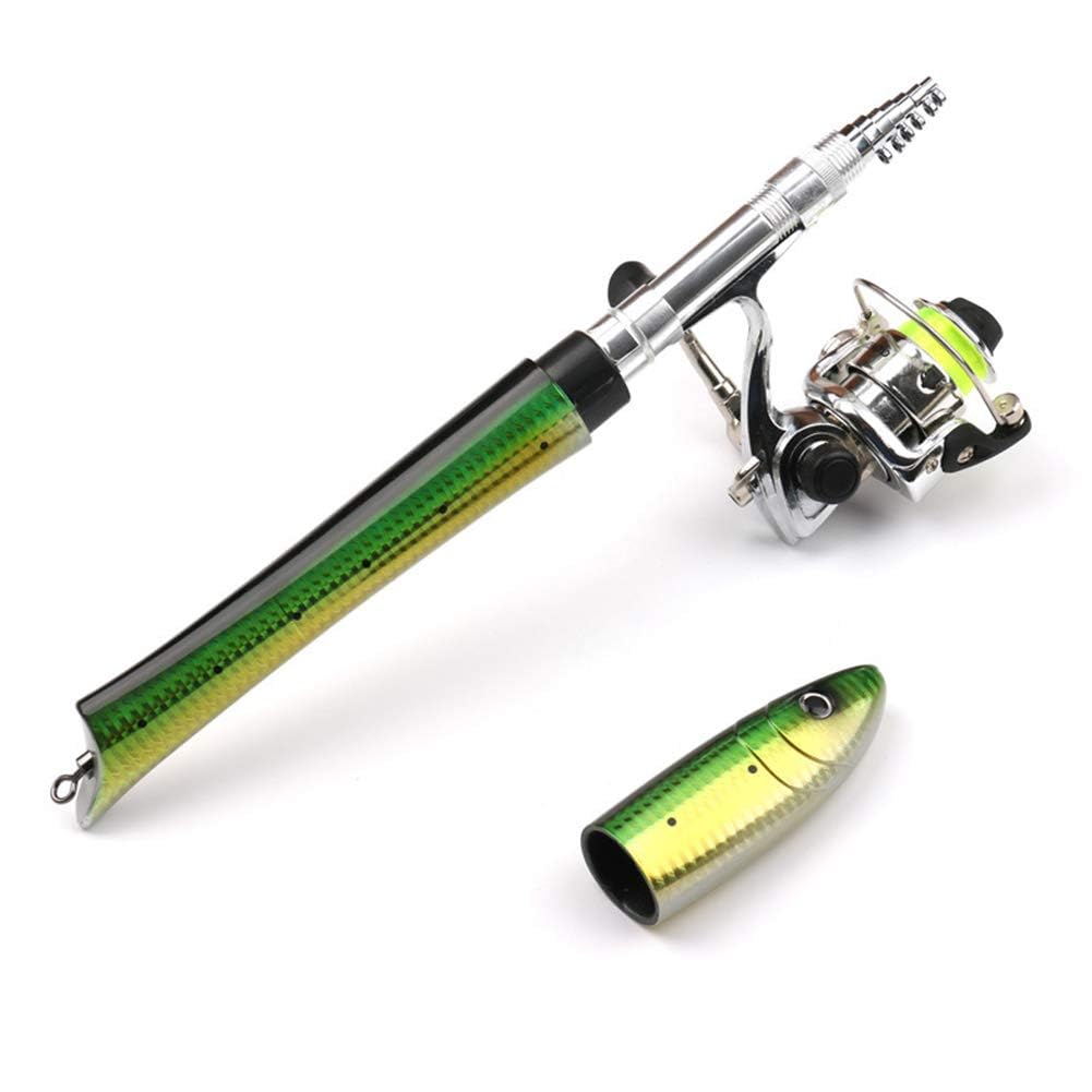 PiscatorZone pen fishing pole extended shows full length for travel anglers