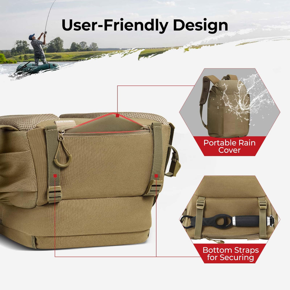 Piscifun 15L capacity keeps gear compact yet versatile for day trips