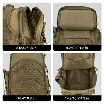 Piscifun 30L ergonomic strap and breathable back panel improve comfort on all-day wear.