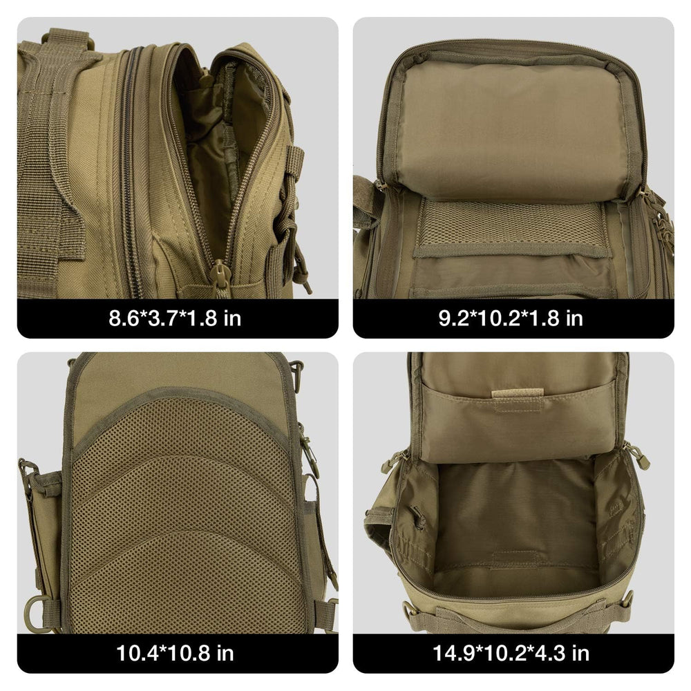 Piscifun 30L ergonomic strap and breathable back panel improve comfort on all-day wear.
