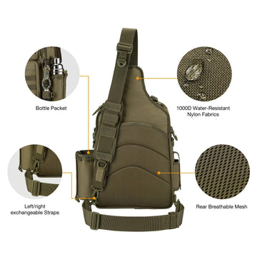 Piscifun 30L multicompartments design keeps lures and tools neatly sorted.