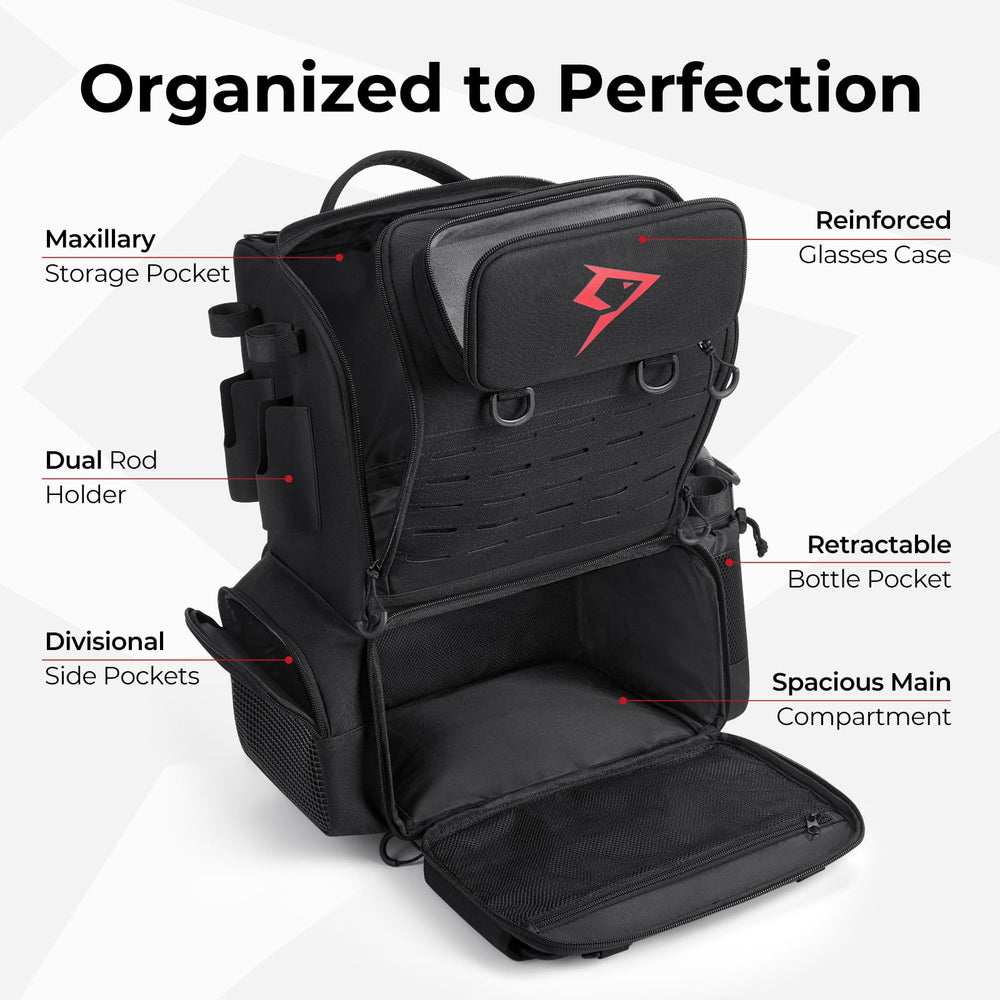 Piscifun 52L with built-in lure sleeves for fast lure changes