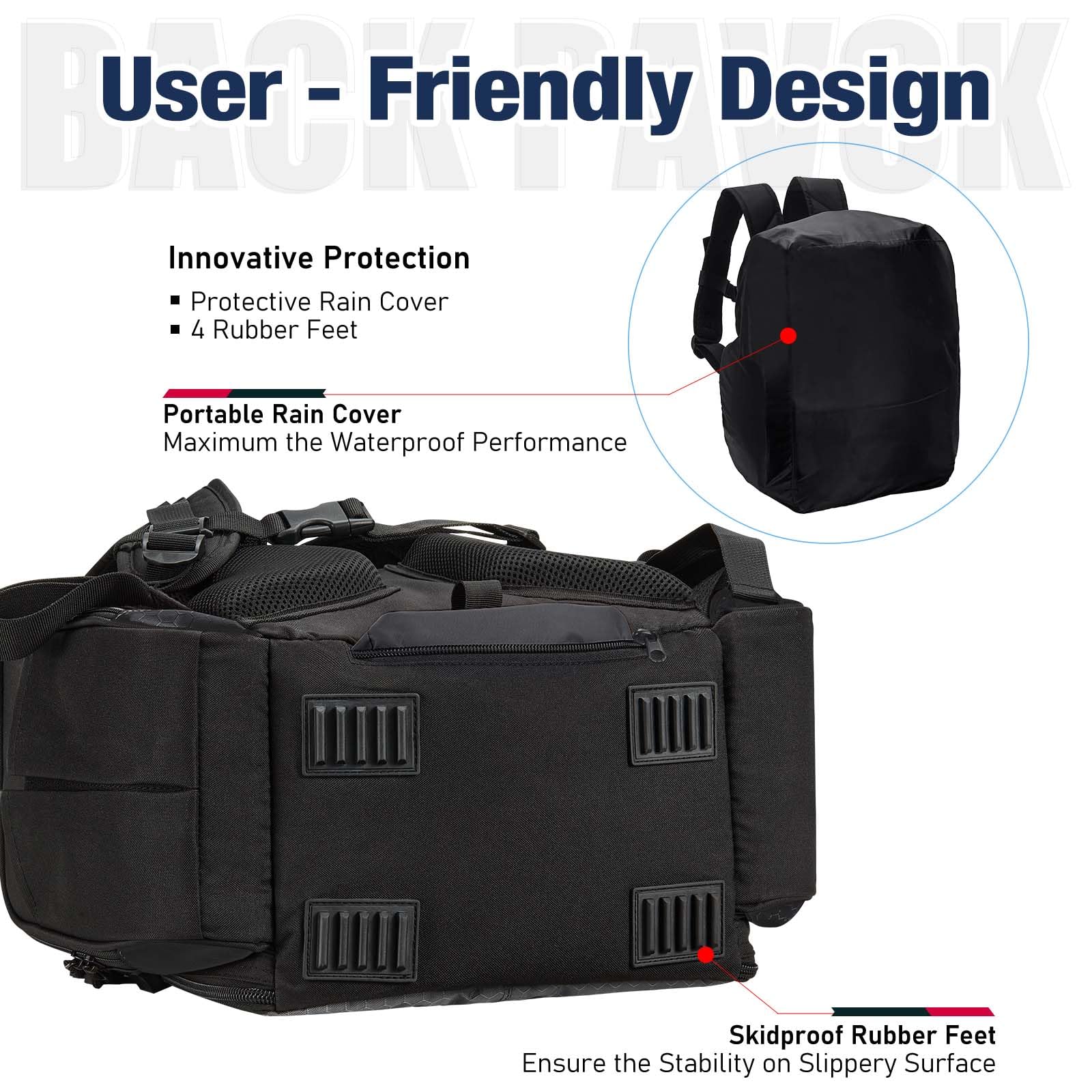 Piscifun fishing backpack sunglasses case protects eyewear during sunny lake trips.