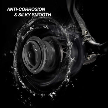 Piscifun Carbon X - drag power up to 33 pounds supports strong fights.