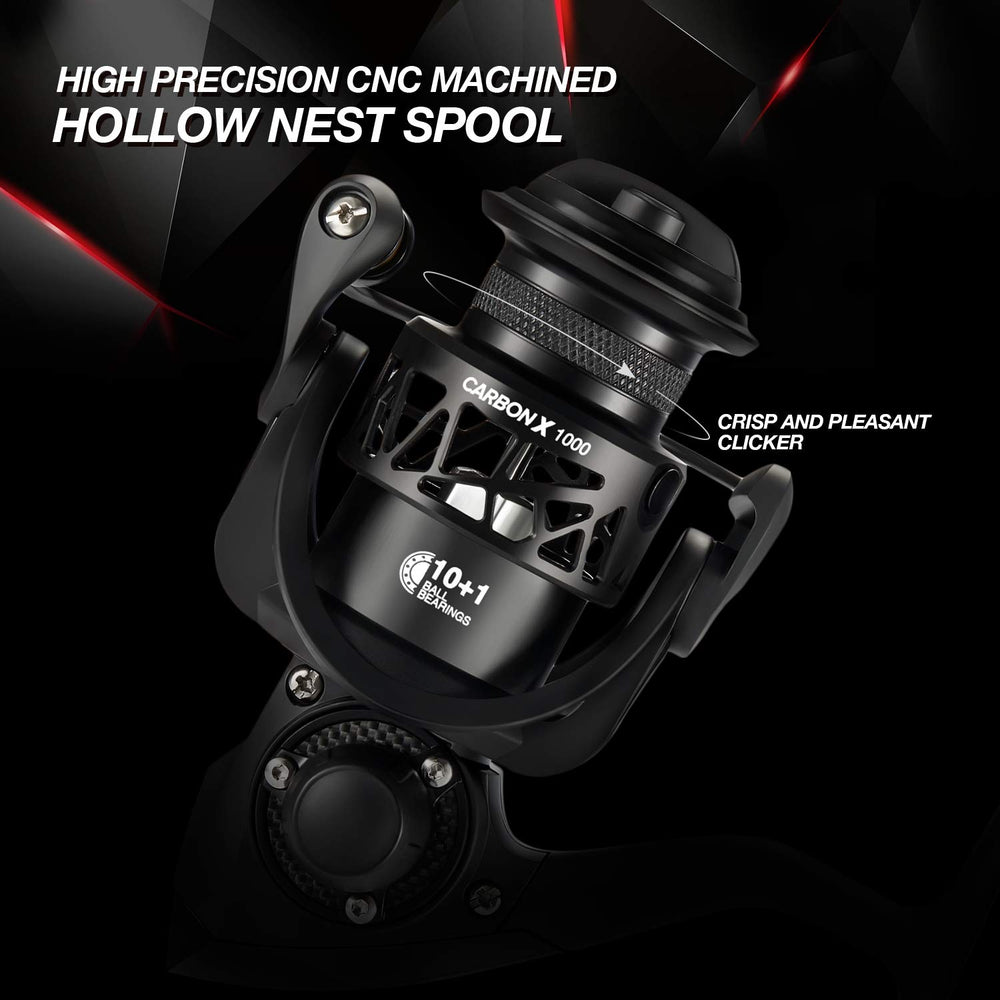 Piscifun Carbon X - dual gear ratios offer fast and finesse retrieves.