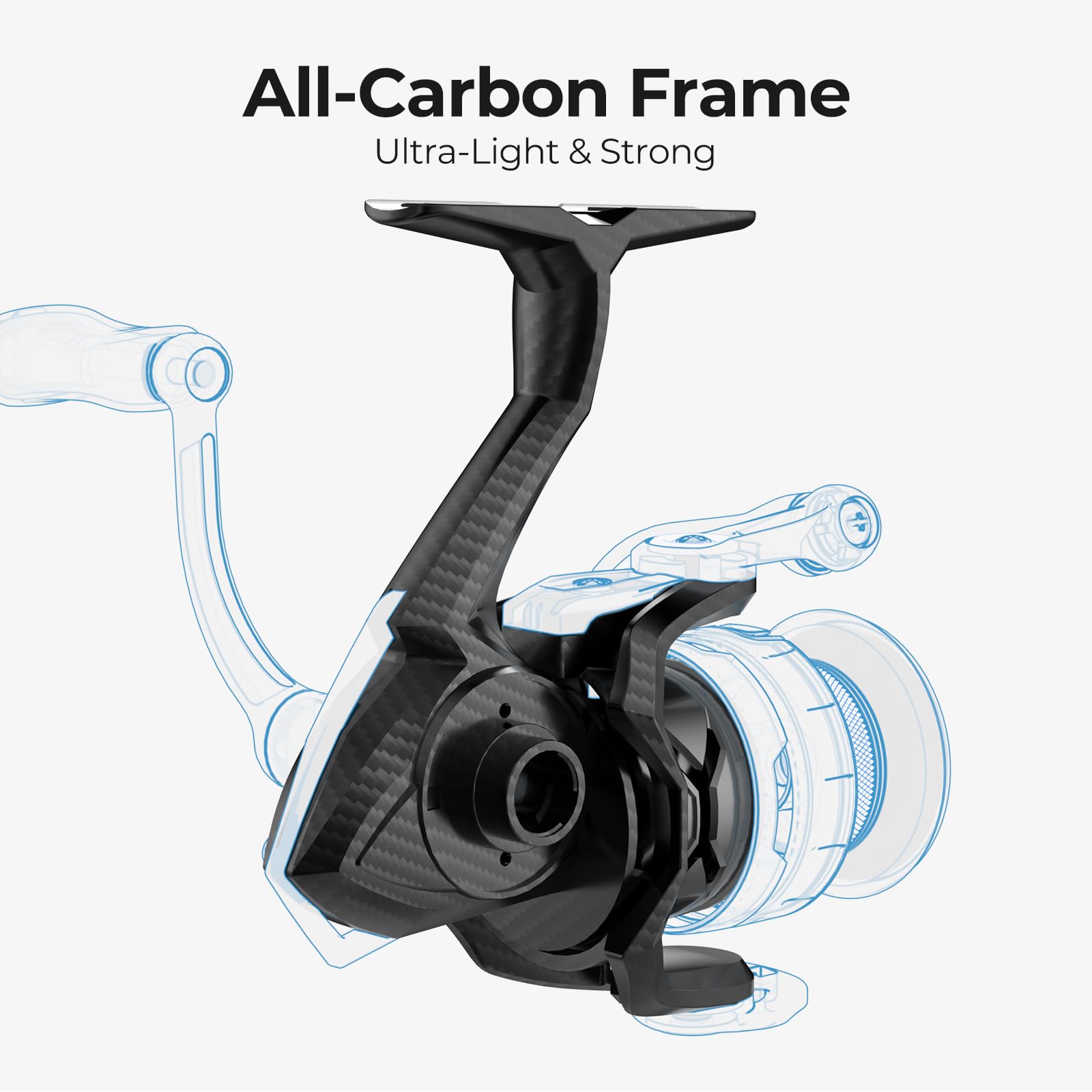 Piscifun Carbon XT bearings close-up emphasizing 8+1 shielded design for glide