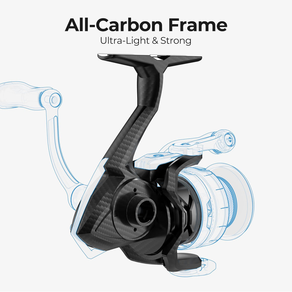 Piscifun Carbon XT bearings close-up emphasizing 8+1 shielded design for glide