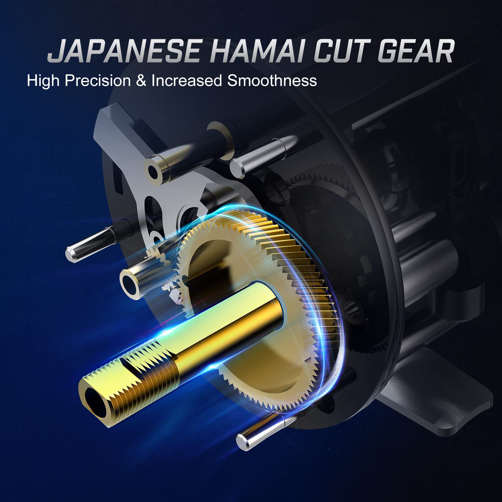 Piscifun Chaos XS brass gears highlight precision gearing for reliable performance