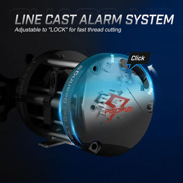 Piscifun Chaos XS recessed reel foot on rod for low-profile handling