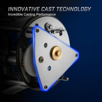 Piscifun Chaos XS drag system close-up demonstrates up to 22 lb stopping power