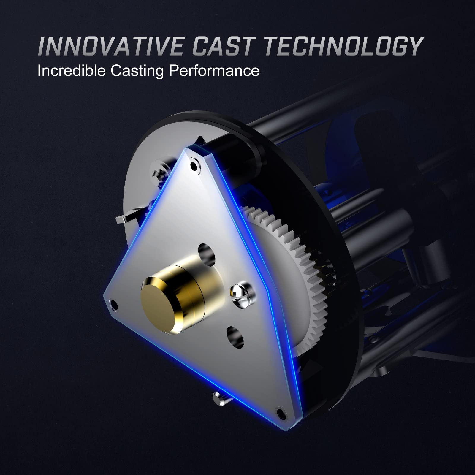 Piscifun Chaos XS aluminum spool enables smooth spooling and control.