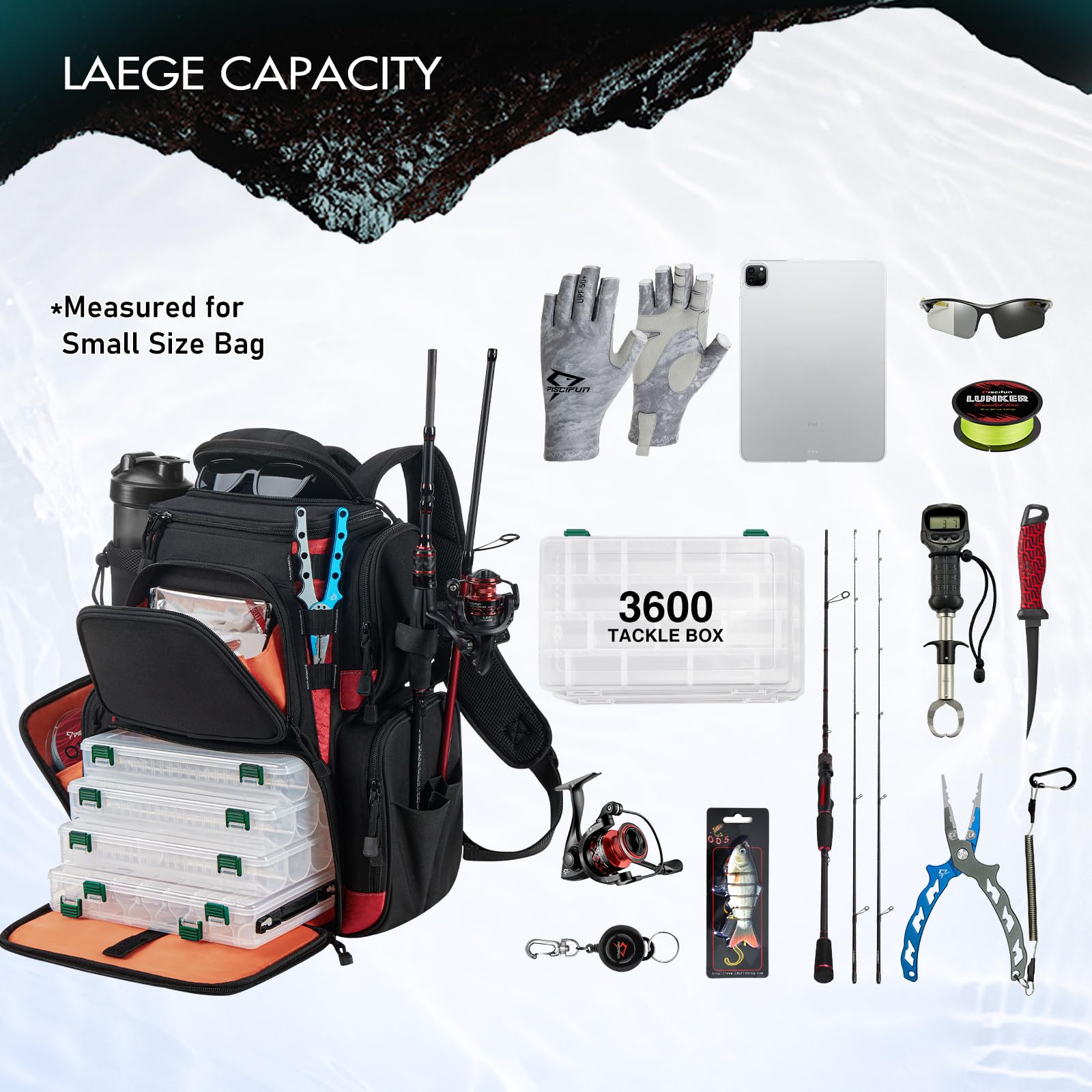 Adjustable shoulder straps with breathable padding