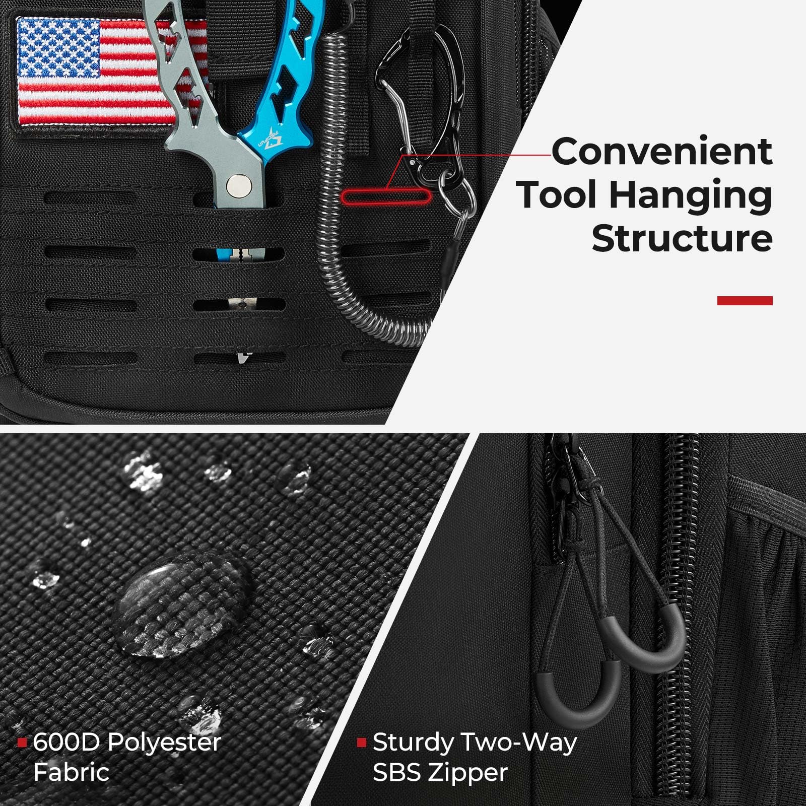 Piscifun rain cover protects gear in wet conditions while you stay mobile.
