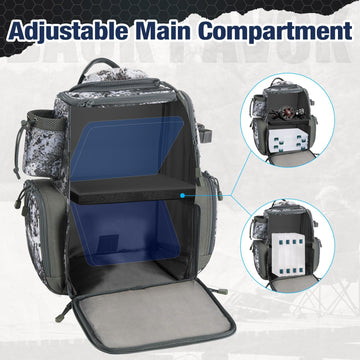 Padded back panel and ergonomic shoulder straps with reflective strips