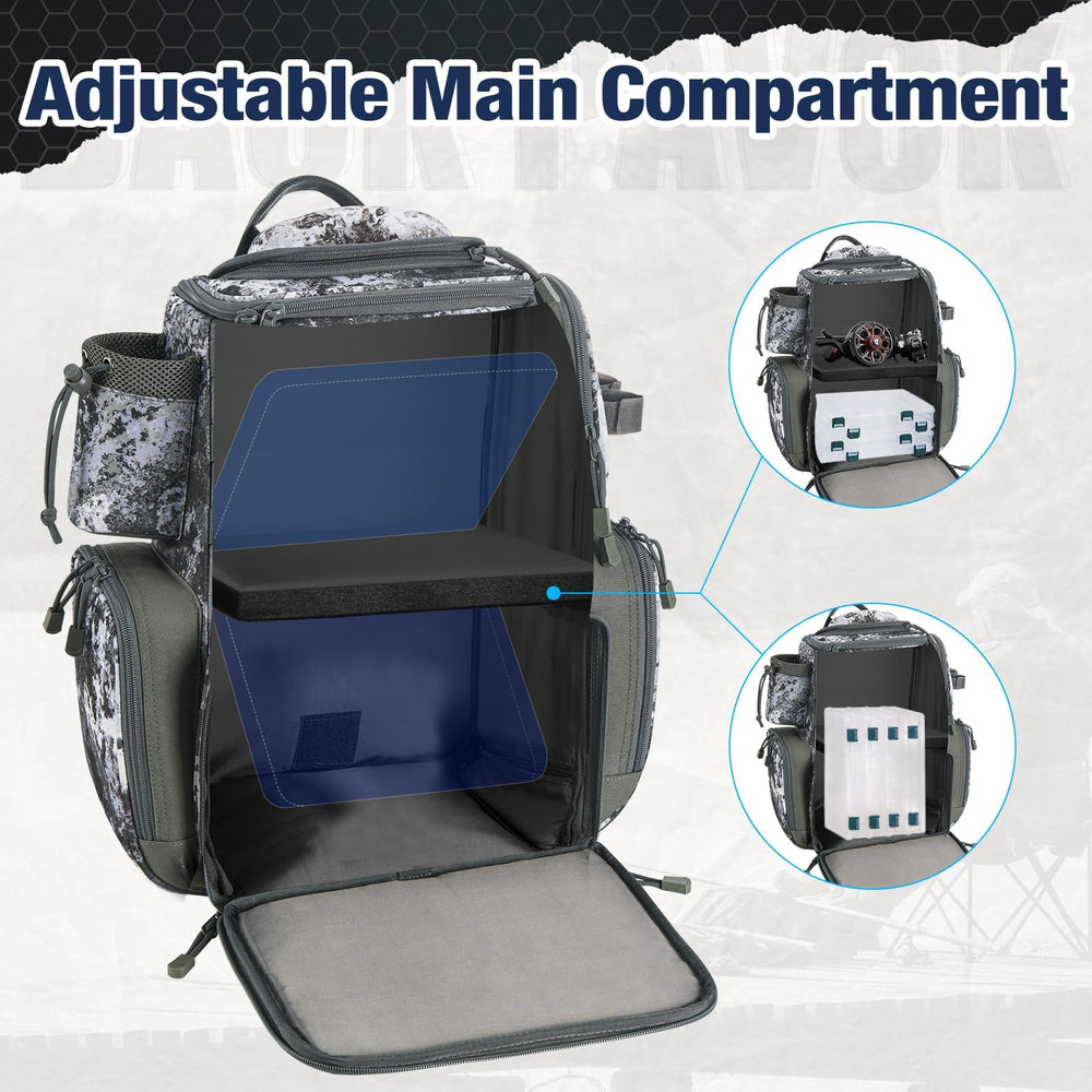 Padded back panel and ergonomic shoulder straps with reflective strips