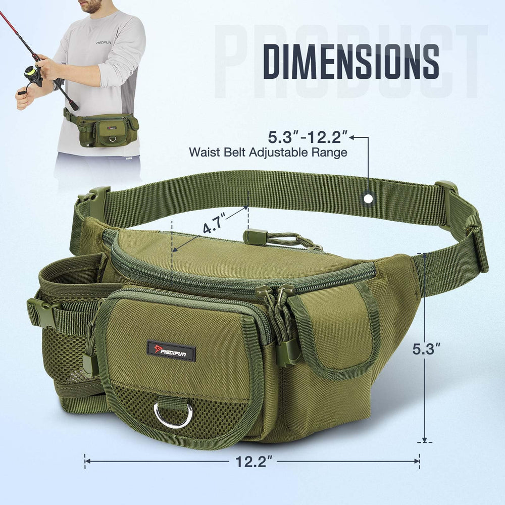 Product worn around the waist during outdoor fishing