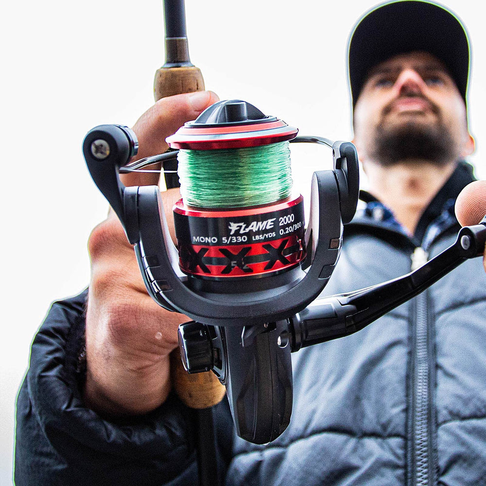 Piscifun Flame 3000 nine bearings close-up promises ultra-smooth operation