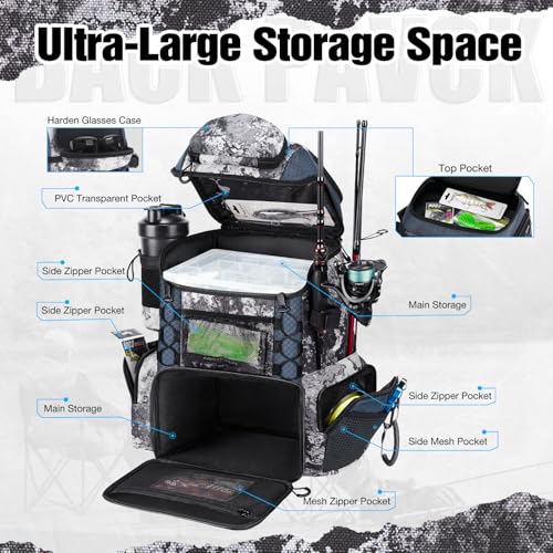 Piscifun hatchback main storage with removable board for adjustable space