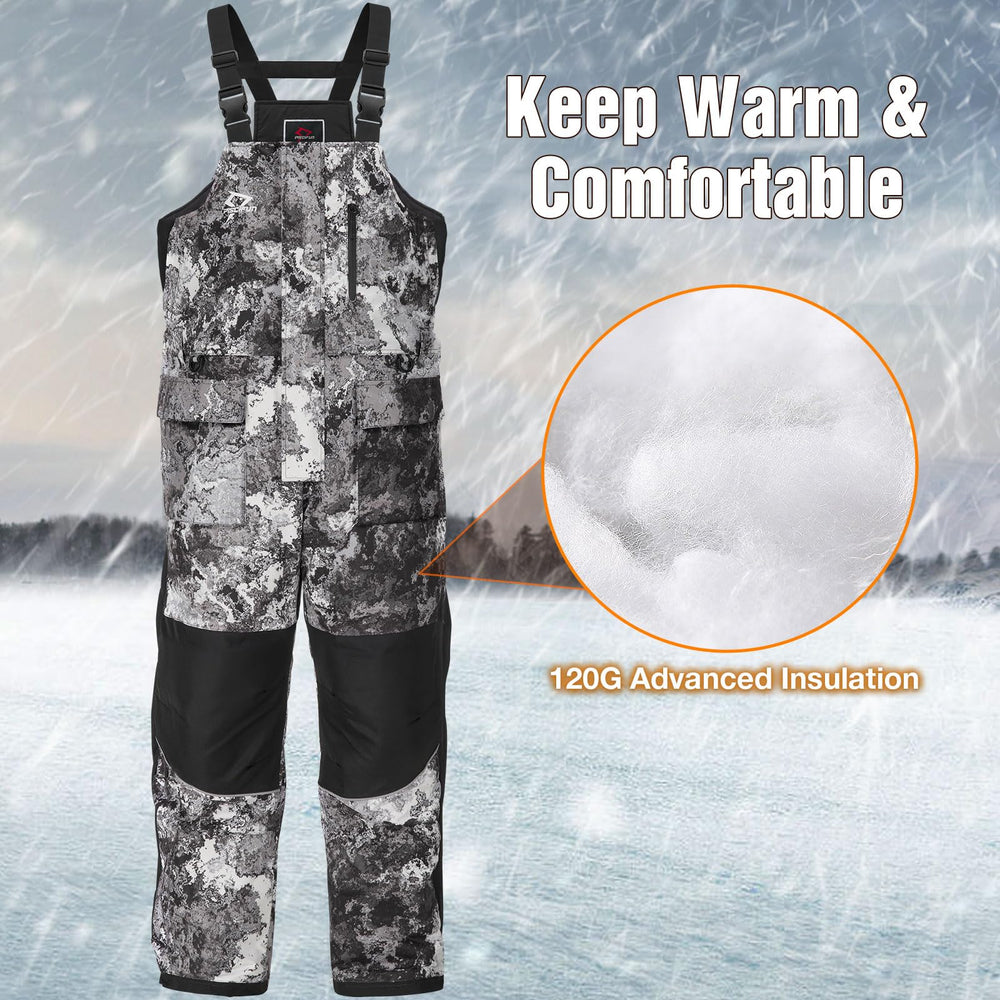 Piscifun Ice Fishing Bibs warm and windproof for all-day comfort