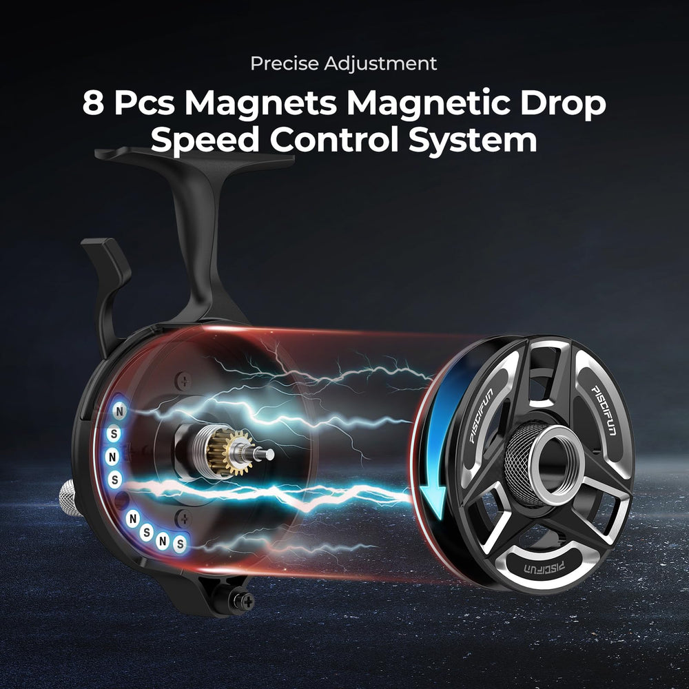 Bait clicker audible alert on Piscifun ICX Frost II ice fishing reel