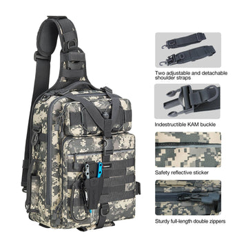 Piscifun bag shows rod belts keeping rods secure during transport