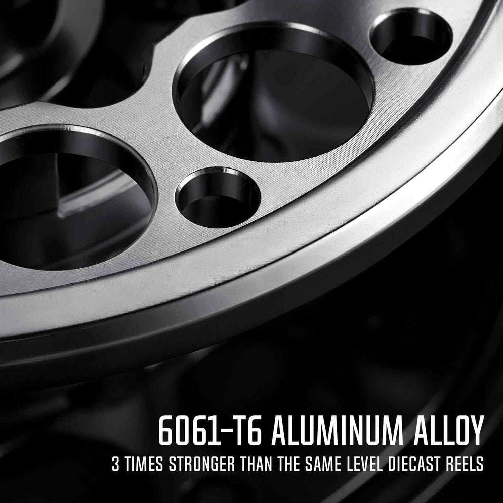 Piscifun Sword fly reel 6061-T6 aluminum frame emphasizes rugged durability and corrosion resistance
