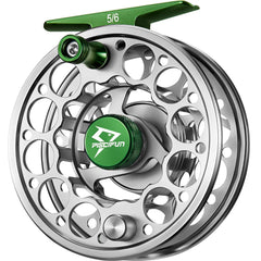 Piscifun Sword fly reel close-up CNC-machined body for lightweight strength