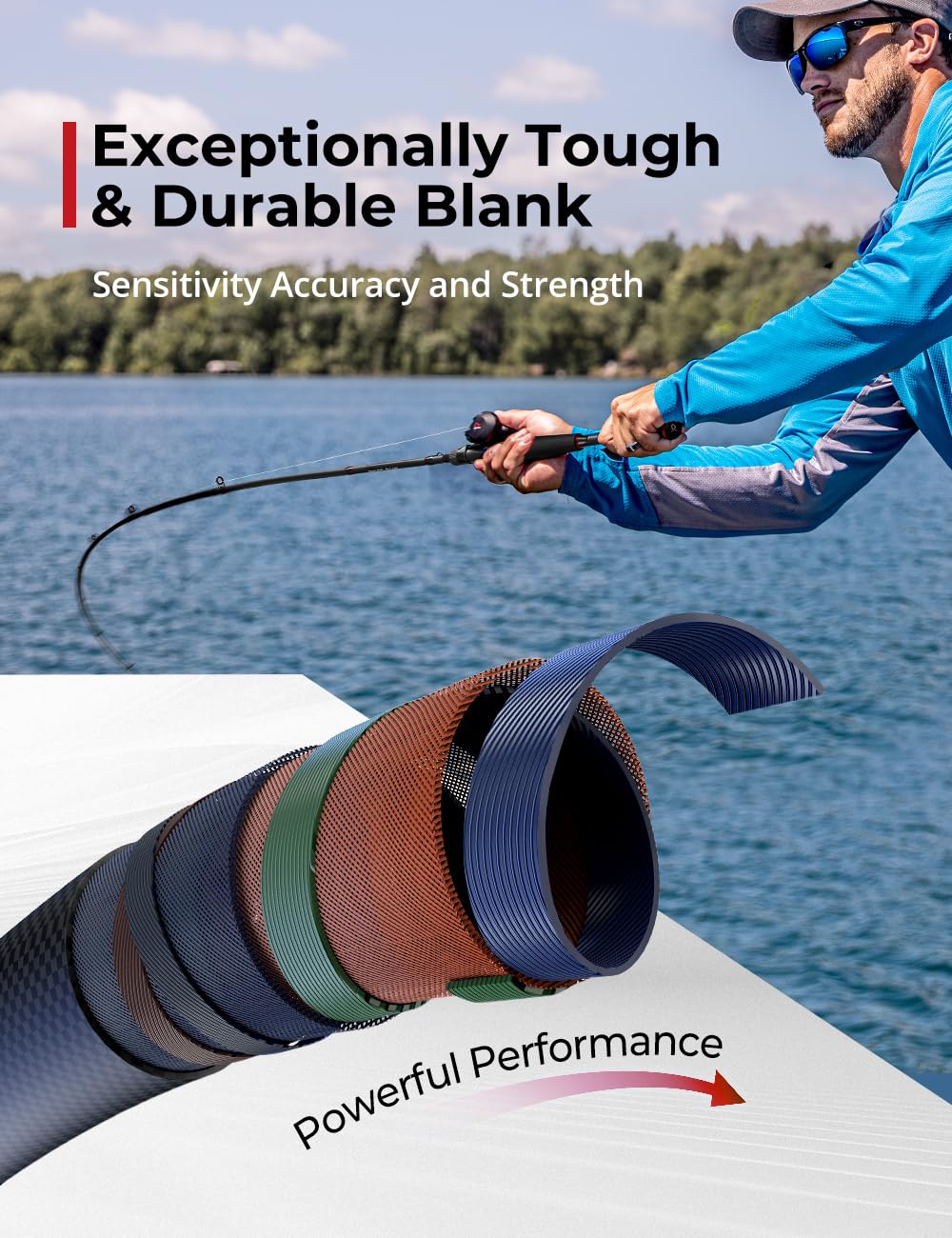 Piscifun Torrent rod assembled to 6ft 6in offers balanced casting.
