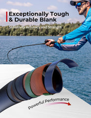 Piscifun Torrent rod assembled to 6ft 6in offers balanced casting.