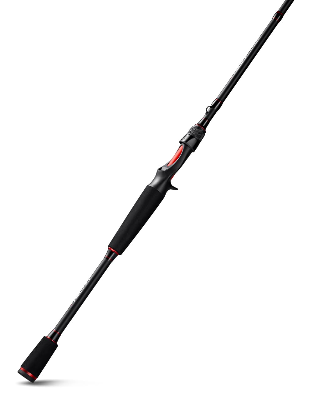 Piscifun Torrent rod collapsed into two-piece form for easy travel.
