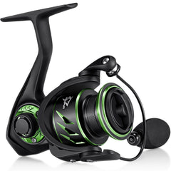 Piscifun Viper X reel front view with ultralight profile for easy casting.
