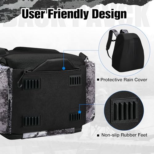 Piscifun side water bottle pocket for quick hydration