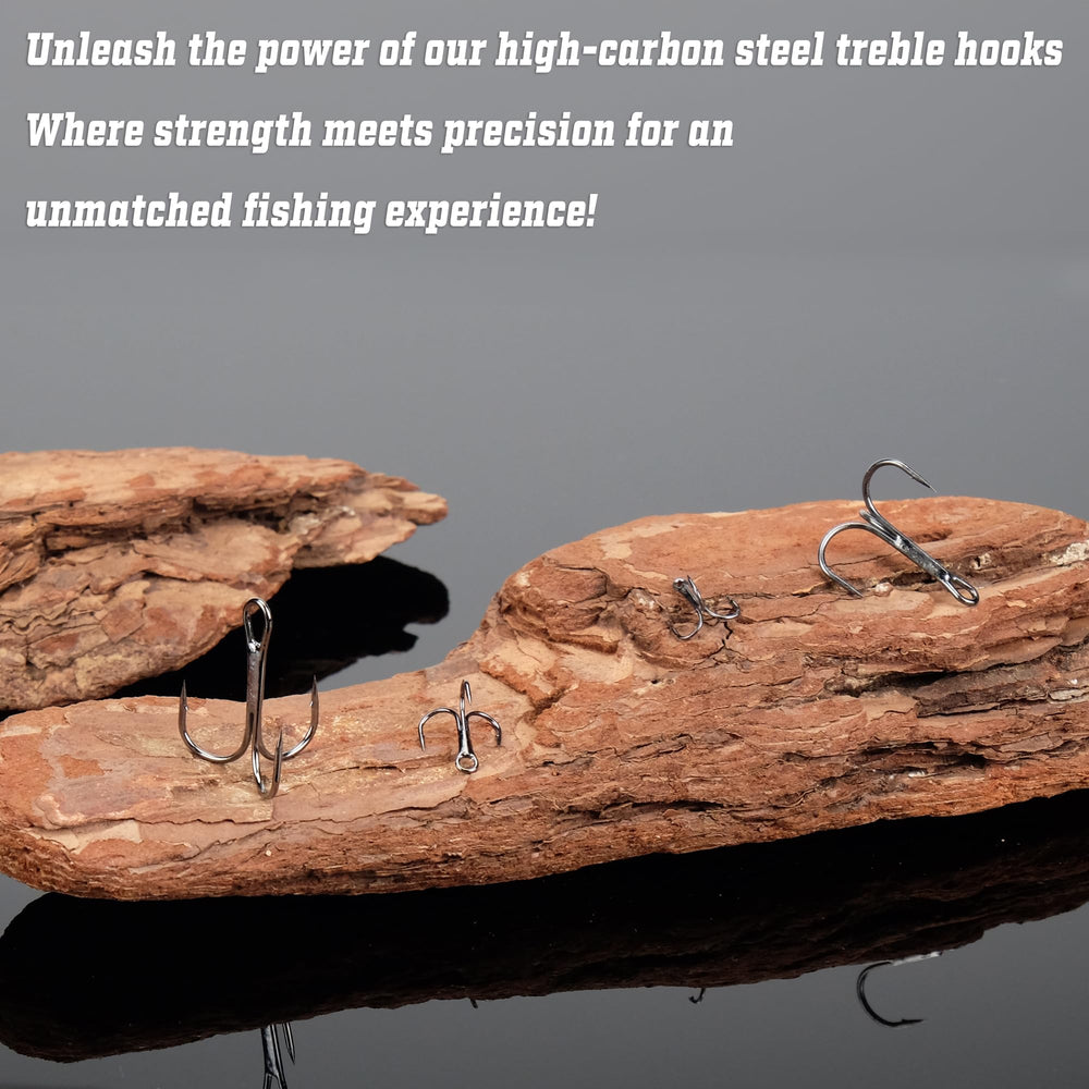 Piscorush hooks ideal for freshwater species like bass and trout.