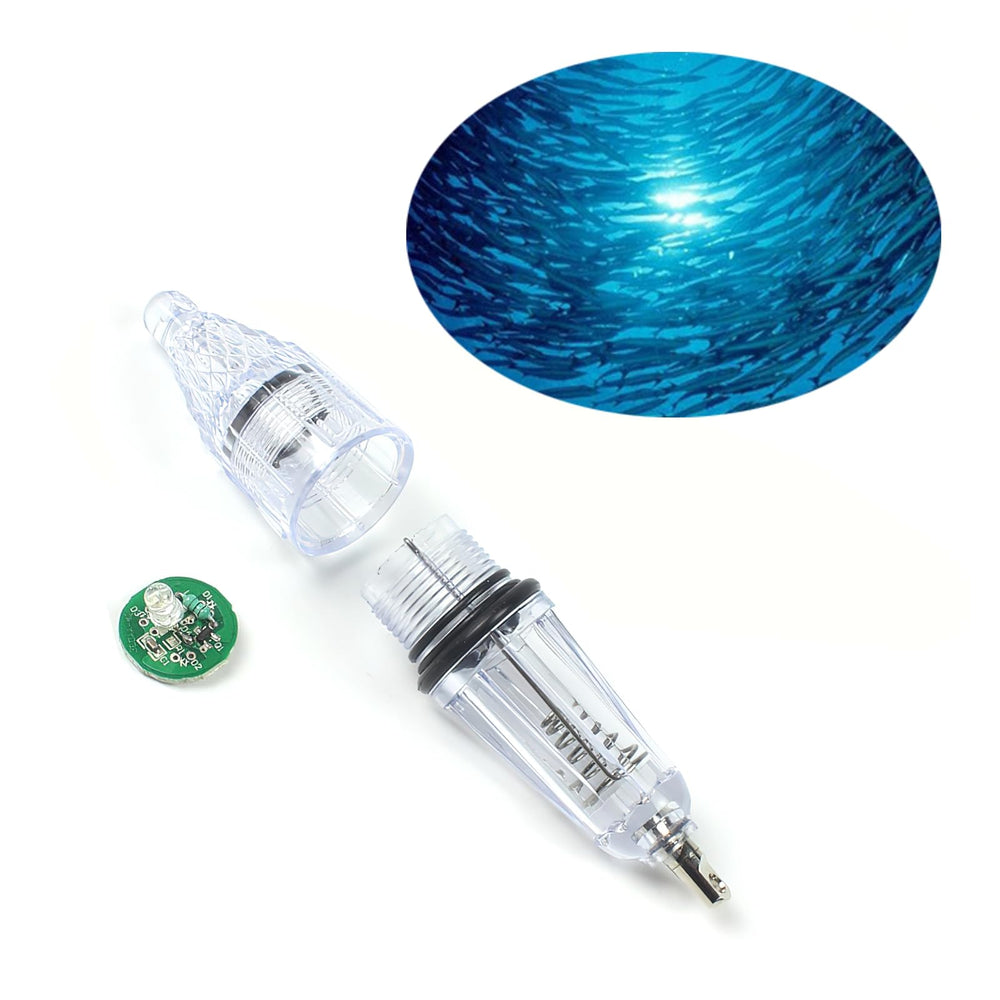 Piscorush 6.7 inch Multi-Color LED Underwater Fishing Light - color options