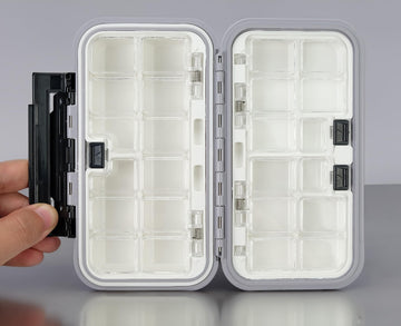 Piscorush Waterproof Tackle Box Grey – side view