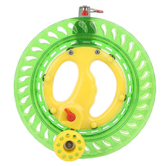 Pissente fishing line reel with hollow design for lighter, more comfortable river sessions.