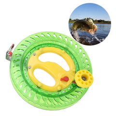 Pissente large arbor drag enables smooth line control during casts.